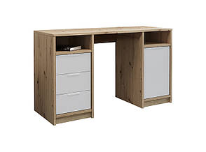 Письмовий стіл із двома тумбочками, комп'ютерний стіл для навчання в стилі лофт Canyon 9 ММ, фото 3