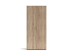 Розпашна шафа дводверна з полицями та штангою сучасна шафа для дому Seba 2 MM