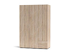 Шафа розпашна на 3 двері з висувними шухлядами для спальні Seba 3 MM