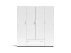 Шафа розпашна на 4 двері з висувними шухлядами для спальні Seba 4 MM