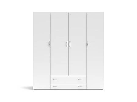Шафа розпашна на 4 двері з висувними шухлядами для спальні Seba 4 MM, фото 1