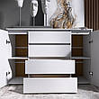 Сучасний великий комод з шухлядами та дверцятами для дому КЛ-4 Лайт Еверест, фото 6