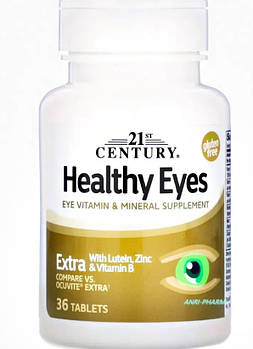 HEALTHY EYES (ЗДОРОВІ ОЧІ) ЕКСТРА  21st CENTURY, 36 табл.