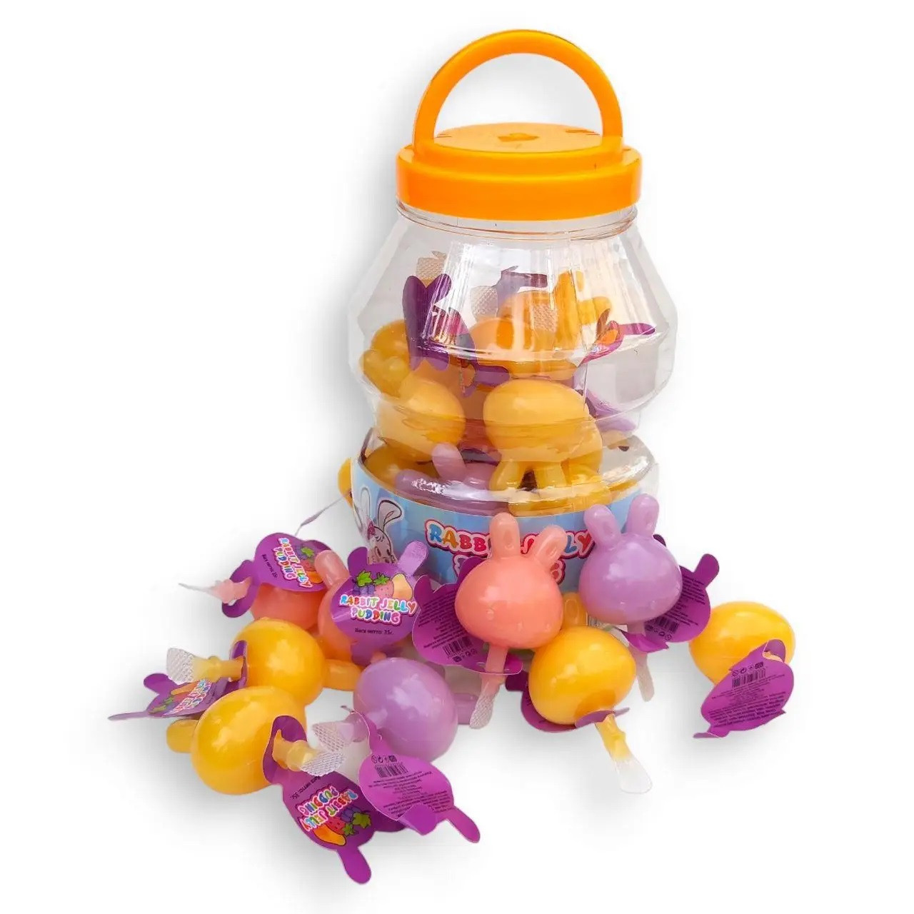 Желейная конфета Зайчик пудинг Rabbit Jelly Pudding 30 шт, цена