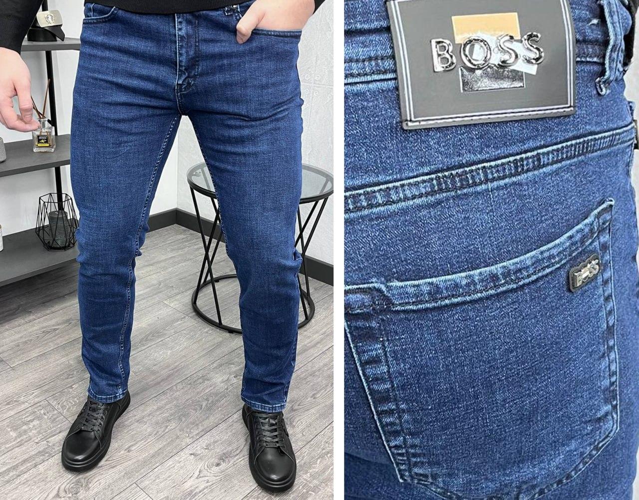 Чоловічі джинси Hugo Boss H4096 блакитні, фото 1