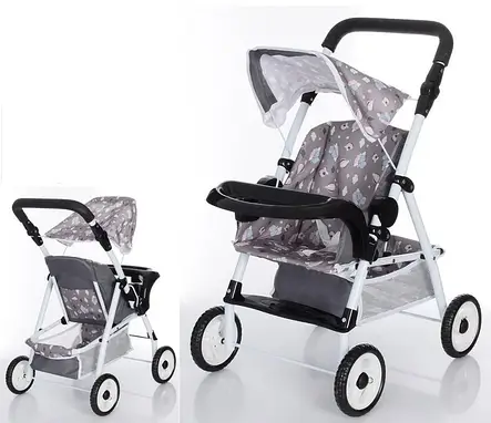 Коляска для ляльок Doll Stroller 69018 (розмір 55-43-76см), фото 2