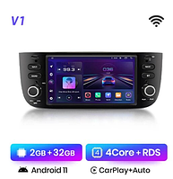 Junsun 4G Android магнитола для Fiat Grande Punto Linea EVO 2007-2015 2+32 12-15