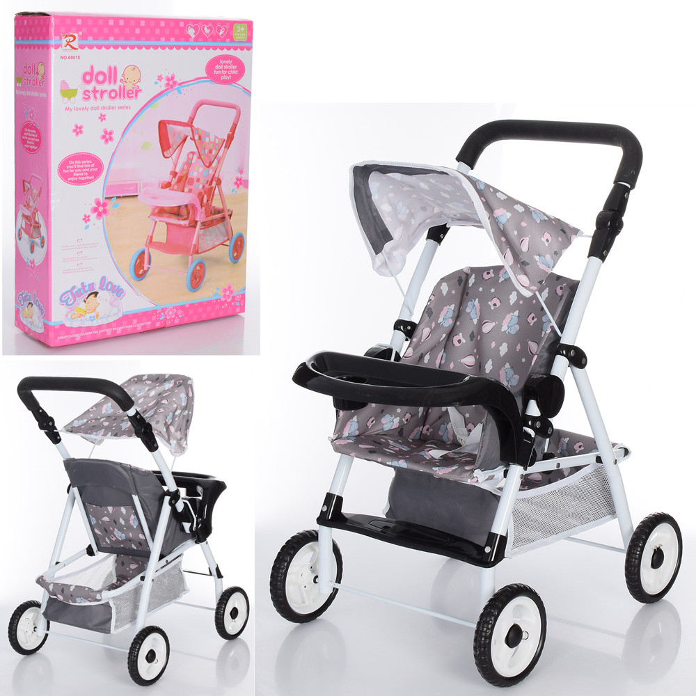 Коляска для ляльок Doll Stroller 69018 (розмір 55-43-76см)