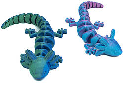 Іграшка амфібія Аксолотль пластикова реалістична для дітей та дорослих Дитяча фігурка