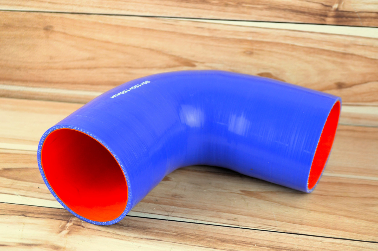 Патрубок (150 мм х 150 мм) (90` - кут) (d=80 товщ = 5 мм), фото 1