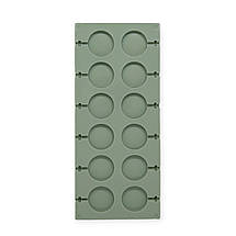 Силіконова форма 12 в 1 для льодяників та цукерок круглих на паличці + 12 паличок в комплекті, фото 4