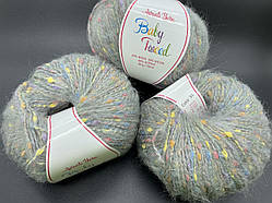 Пряжа Baby Tweed Avanti Yarn-35 сірий