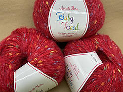 Пряжа Baby Tweed Avanti Yarn-01 червоний