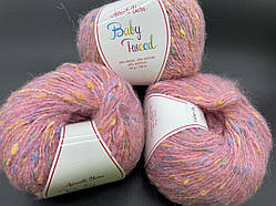 Пряжа Baby Tweed Avanti Yarn-26 рожевий