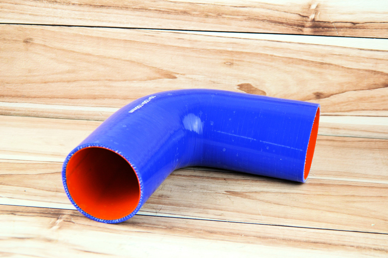 Патрубок (150 мм х 150 мм) (90` — кут) (d=75 товщин = 5 мм), фото 1