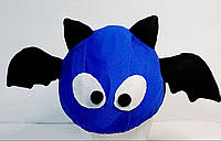 Чехол на шлем Нашлемник Crazy head Летучая мышь (чорный, серый, синий)