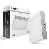 Світильник накладний LED світлодіодний Feron AL505 6W 4000K настінно-стельовий