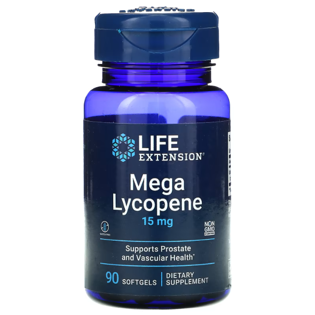 Мега лікопін (Mega Lycopene) Life Extension, 15 мг 90 капсул