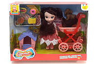 Кукла с домашним любимцем и аксессуарами в коробке KQ125A р.25,5*20*7см