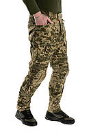 Военные штаны пиксель рип-стоп с наколенниками, армейские брюки нейлон с множеством карманов на липучках sho