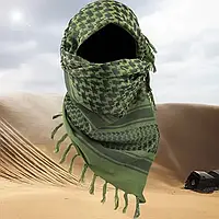 Тактический шарф арафатка олива/черный 110*110см, Военная арафатка шемаг из натурального хлопка vsk