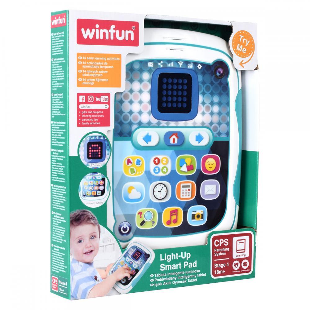 Планшет дитячий інтерактивний WinFun (музика, звуки українською, світло, електронне табло) 2272-38