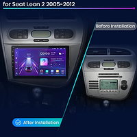 Junsun 4G Android магнитола для Seat Leon MK2 2005 - 2012