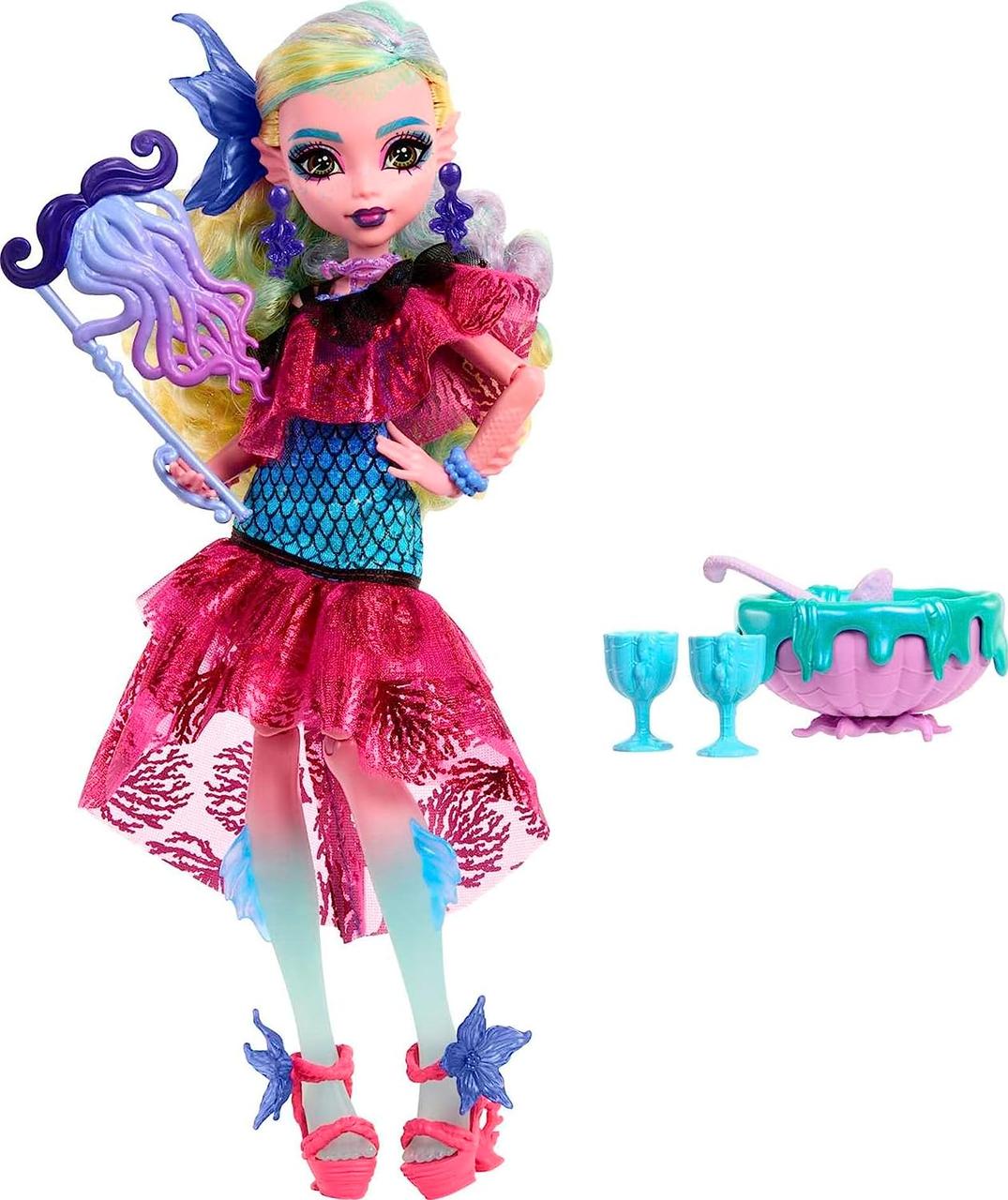 Лялька Монстер Хай Лагуна Блу на вечірці Mattel Monster High Lagoona Blue HNF71