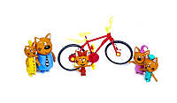 Ігровий набір Три кота N73 з велосипедом ssmag.com.ua