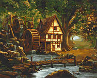Картина за номерами. Art Craft Млин в зачарованому лісі 40х50 см 10551-AC ssmag.com.ua