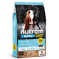 Нутрам I18 Nutram Ideal SS Weight Control Dog сухой корм с курицей для собак склонных к ожирению, 11,4 кг