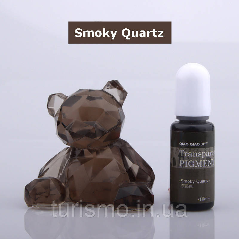 Smoky Quartz барвник прозорий для УФ- смол QIAO QIAO DIY, Junesix