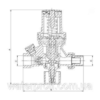 Підживлювальний клапан KR.1259, під манометр, Czech Product, фото 2
