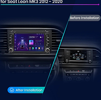Junsun 4G Android магнитола для Seat Leon MK3 5F 2012 - 2020