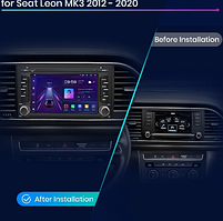 Junsun 4G Android магнітола для Seat Leon MK3 5F 2012 - 2020