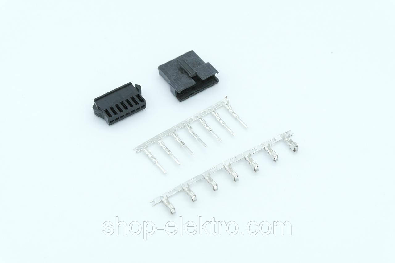 Роз'єм JST SM 2.54мм - 7 pin sm-7a комплект, фото 1