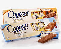 Шоколад с молочным кремом и хрустящим печеньем Choceur Choco und Keks 300 гр. 9шт./уп.