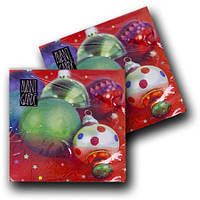 Красива серветка (ЗЗХЗЗ, 20 шт.) VIVA новий рік малюнок No6 (1 пачка)