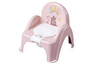 Горшок-стульчик детский "Лесная сказка" (светло-розовый) FF-007-107 TEGA