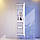 HIT, шафа-колонна підвісна, права, 35 см, двері, білий глянець M93ACHR0356WG38, фото 3