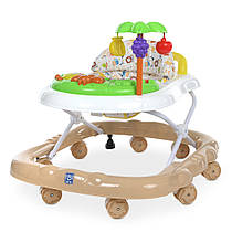 Ходунки дитячі Bambi M 5002 (музика, ігрова панель, стопори, пластикові колеса)