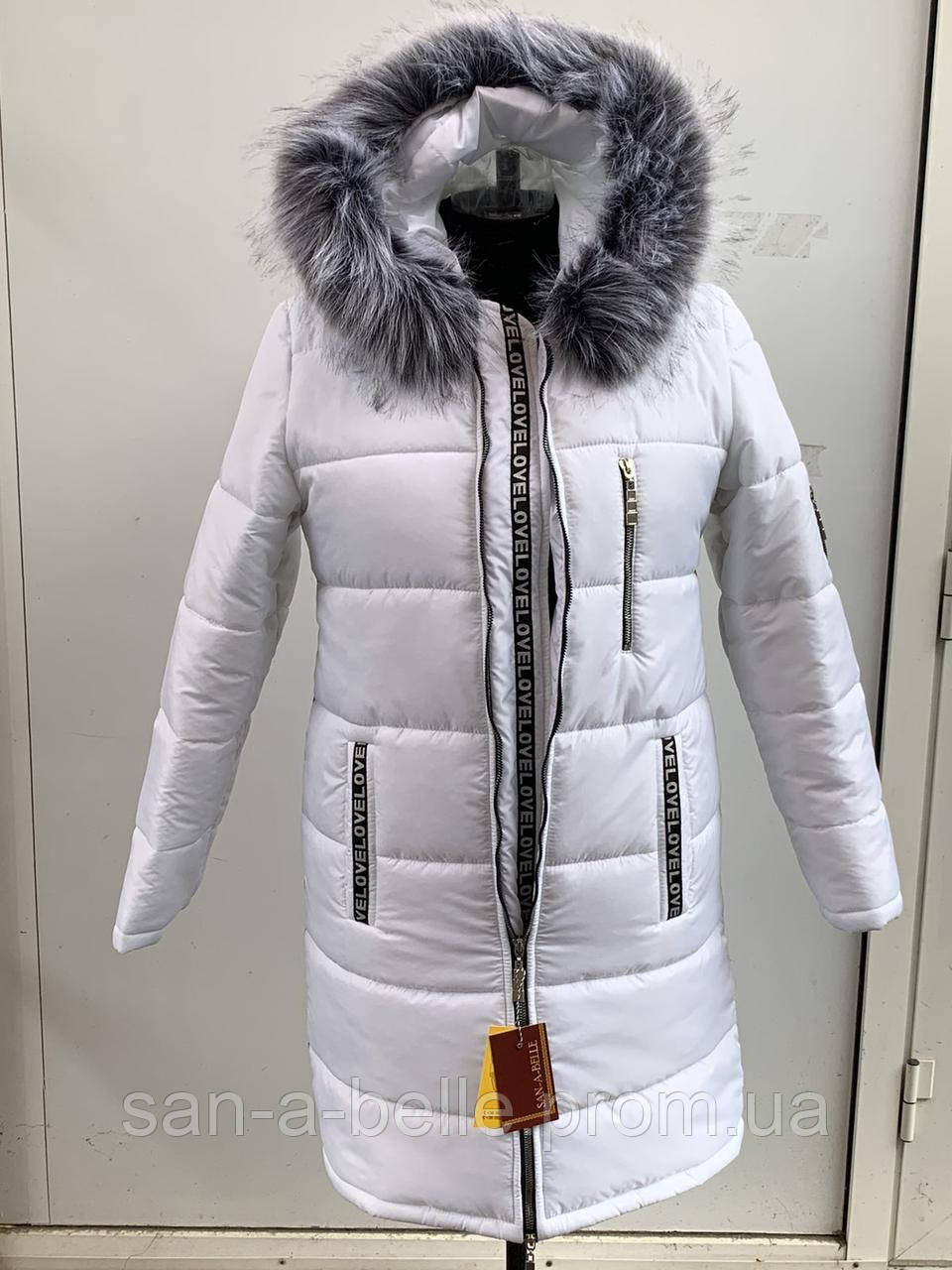 Куртка жіноча зимова, модель Love від 42 до 78
