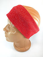 Пов'язка на голову волосся спортивна Пов'язки на голову для жінок чалма для дівчат весна осінь рожева червона