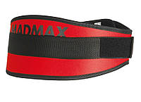 Пояс для тяжелой атлетики MadMax Simply the Best неопреновый Red XXL