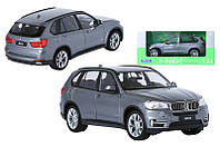 Машина металлическая 24052W "WELLY" 1:24 BMW X5, 2 цвета, открываются двери и капот, в коробке 23*11*1