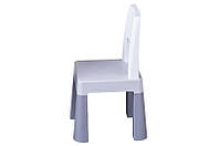 Креслице стул детский Multifun (серый), MF-002-106 TEGA