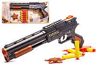 Игрушечный Пистолет "Маршал" с поролоновыми патронами на блистере 915 GoldenGun