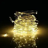 Новорічна LED гірлянда крапля 3 м мультик на батарейках