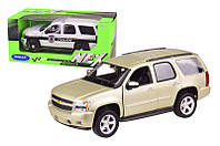 Машина металлическая 22509W "WELLY" 1:24 CHEVROLET TAHOE, 2 цвета, в коробке 23*11*10см