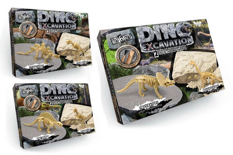 Набір для проведення розкопок "DINO EXCAVATION" динозаври DEX-01-04,05,06 DANKO ⁶